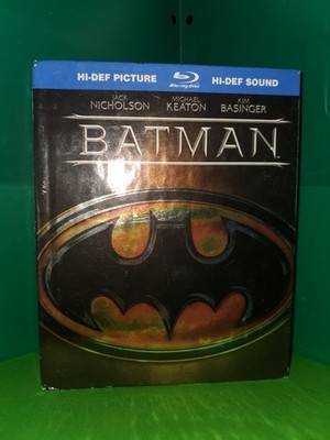 DIGIBOOK VERSION - Batman (Blu-ray, 2009, Warner Bros) Michael Keaton Nicholson