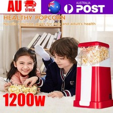 1200W Home Electric Hot Air Popper Popcorn Maker Pop Corn Party Snack Machine J