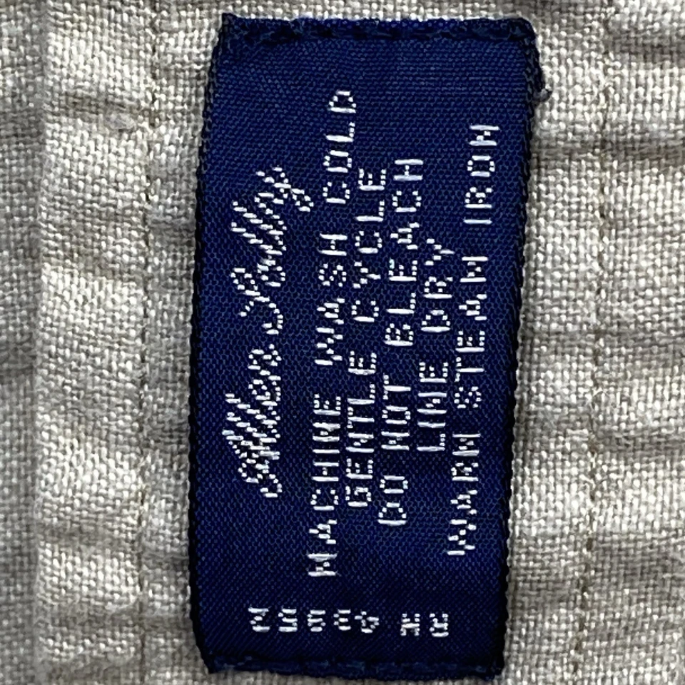 Allen Solly Beige Button Up Long Sleeve Men’s Sz L Pockets Country Classics - Image 2 of 4