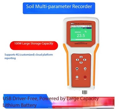  Handheld Display PH Analyzer Temperature, Humidity and Nutrition Sensors