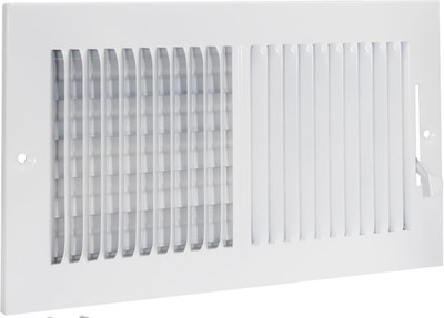 EZ-FLO 61612 Air Vent Cover 12x6 Inch 2-Way Wall or Ceiling HVAC Register