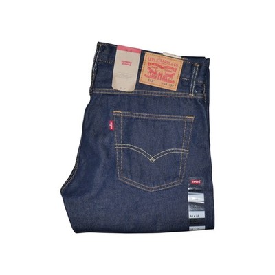 Levi's 513 Mens Size 34x32 Dark Rinse Jeans Slim Straight Fit NWT