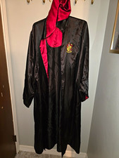 Harry Potter Gryffindor Robe Costume 2X/3X Black/Red Polyester Licensed