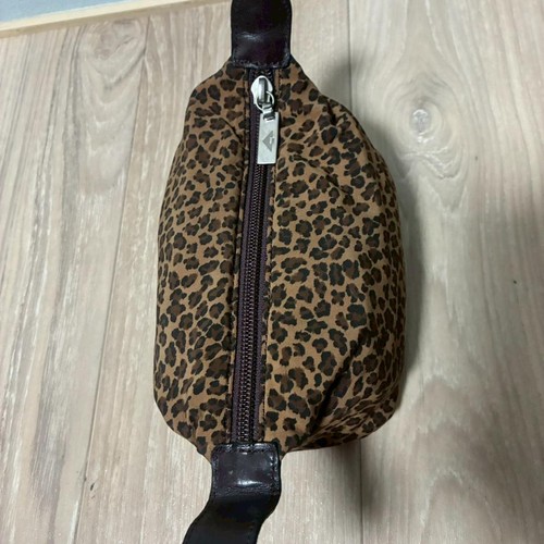 Bottega Veneta Leopard Nylon Mini Pouch Micro Bag Y2K Archivio Autore dal Giappone - Foto 9 di 24