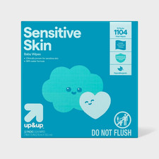 Sensitive Baby Wipes - 12pk/1104ct - up up  
