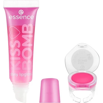 essence Kiss Bomb Shiny Lipgloss & Lip Balm Strawberry Sweetie NEU OVP - Bild 1 von 4