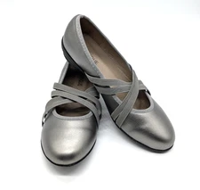 Classique Pewter Flats - Pretty Enough for Dinner, Comfy Enough for Errands 7W