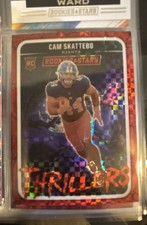 2025 Panini Rookies & Stars - Thrillers Cam Skattebo #26 Red Plaid (RC)