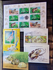 Motivo Sellos Bloque / Hojas Pequeñas, Estampadas - Reptiles