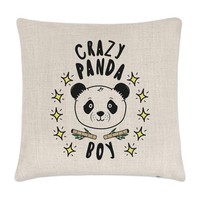 VerrüCkte Panda Jungen Stars Kissenbezug Tiere Spass Haustier Sohn Kinder Lustig