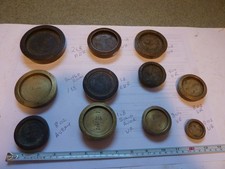 Vintage Brass Weight Weights Part Sets Avery Bartlett VR ER Solid Avoir Job Lot