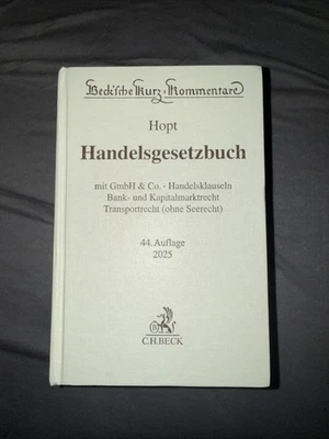 Hopt HGB-Kommentar, 44. Aufl. (2025), ideal fürs Ref./Rep., Bib.-Altbestand - Bild 1 von 2