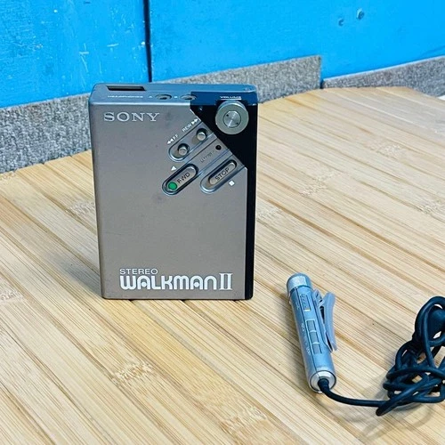 Sony WM‑2 Silver Vintage Walkman Working