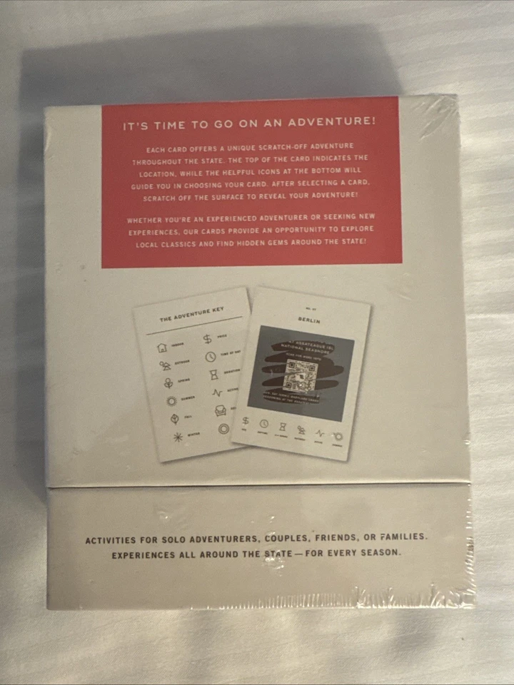 Maryland Adventure Bucket List: 50 tarjetas rasca y gana para actividades al aire libre NUEVO Foto 2 de 3