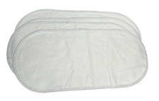 Bassinet Mattress Protectors Oval 26.5x13 Waterproof Lot of 4