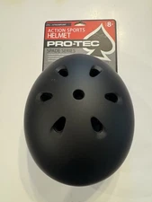 Pro-Tec Spade Series Lightweight Multi-Sport Helmet  Certified Black Ages 8+