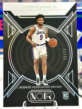 2024-25 Panini Noir Rookie Association Edition Bronny James Holo Silver /49 (RC)