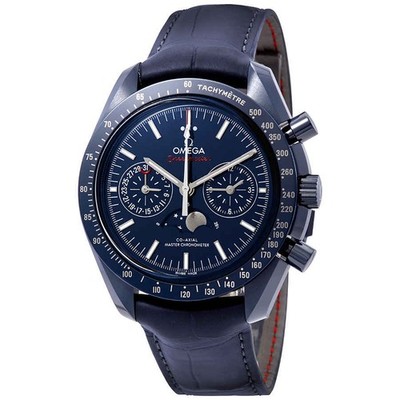 Omega Speedmaster Blue Ceramic Dial Automatic Men's Moonphase Watch