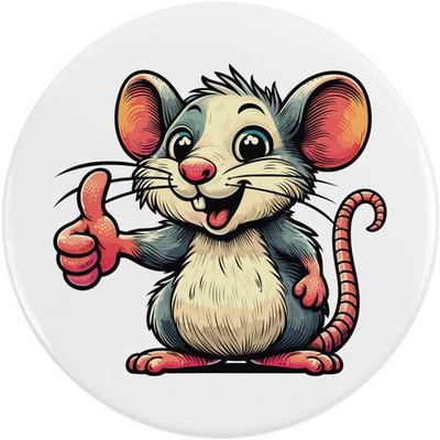 Button Pin Anstecker ''Süße Ratte Daumen hoch'' (BB059630)