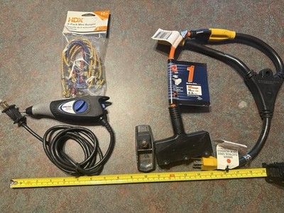 Dremel Electric Engraver 290-01 - 3 Wire Cord Multi Outlet - 8 Pack Mini Bungee