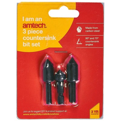 Amtech F0820 Senker-Bit-Set - 3 Stück