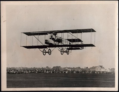 1931 EARLE OVINGTON REENACTMENT FIRST AIRMAIL FLIGHT ORIGINAL PHOTO LONG ISLAND