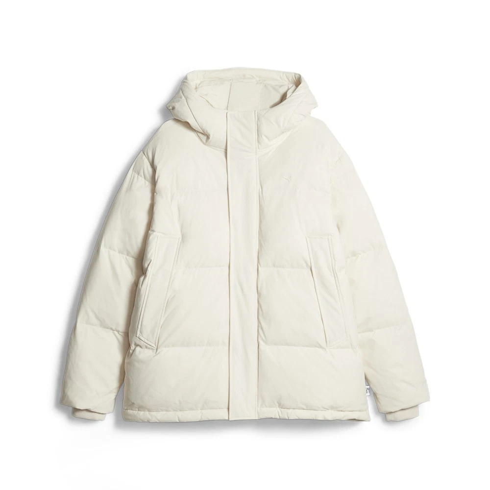 OFF WHITE Piumino Puma Mmq giacca full zip uomo bianco sporco casual sportivo capospalla 62081787