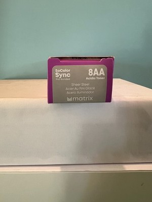 Matrix Socolor Sync Demi Permanent Acidic Toner 8AA 2oz New & Authentic