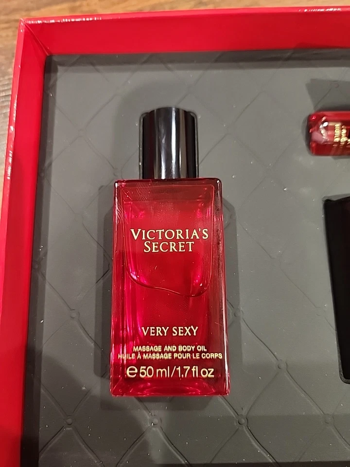 VICTORIA'S SECRET PARFUM 3 PEÇAS CONJUNTO DE FRAGRÂNCIA ÓLEO CORPORAL MASSAGEM VELA MUITO SEXY - Imagem 2 de 4