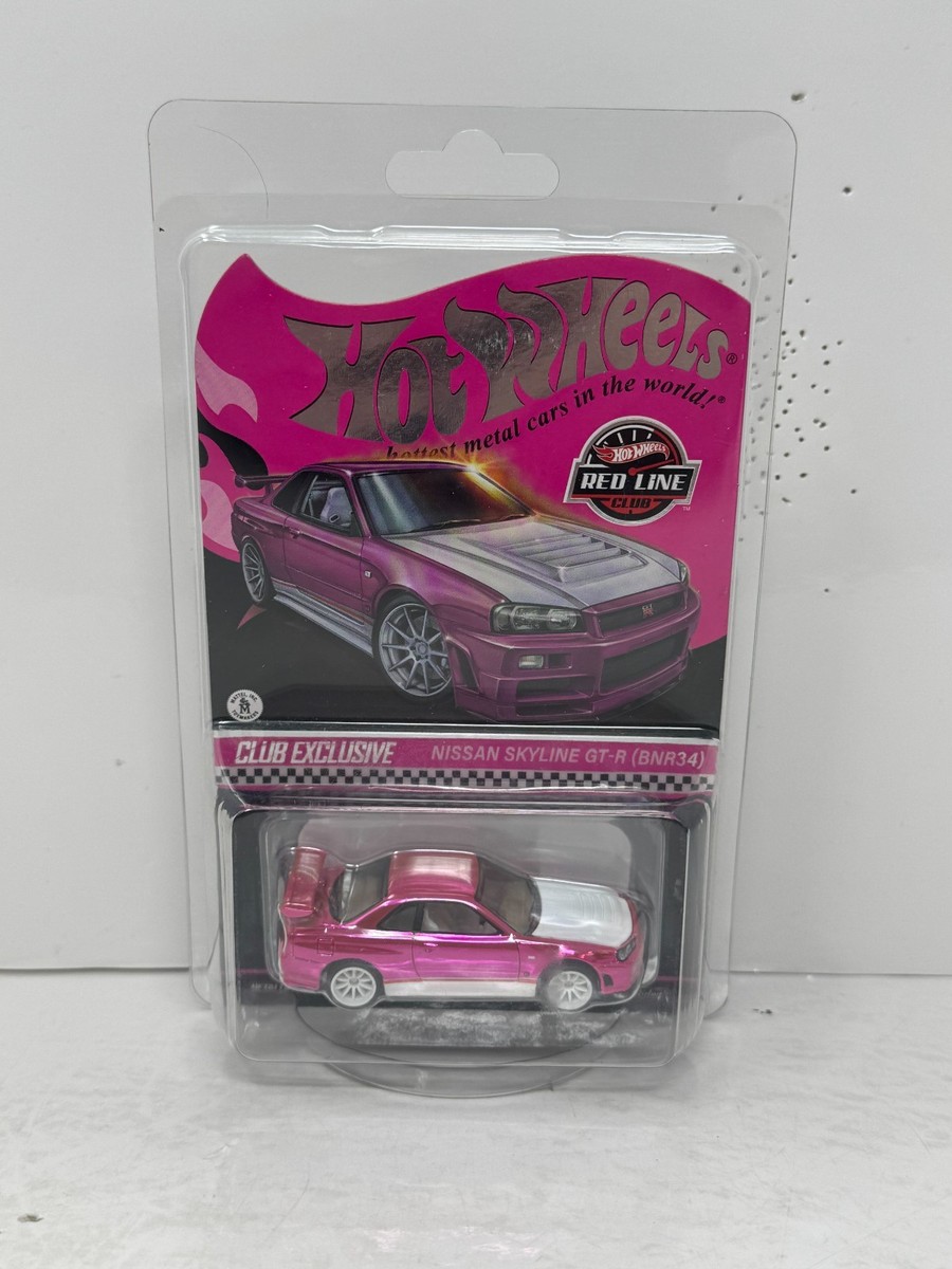 Hot Wheels RLC Red Line Club Nissan Skyline GTR (BNR34) 1:64