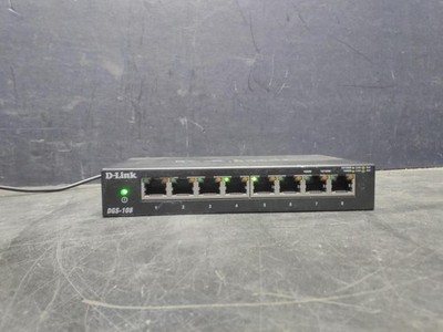D-Link Desktop Switch DGS-108 - 8-Ports 10/100/1000Mbps (78-186-10) 226763