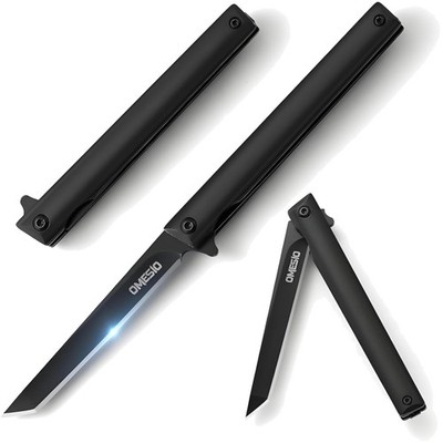 Schlankes Taschenmesser Einhand EDC Tanto Klappmesser Camping Outdoor 8,6 cm