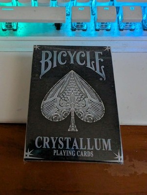 2014 Bicycle Crystallum Playing Cards Deck Sealed USPCC Only 1000 made