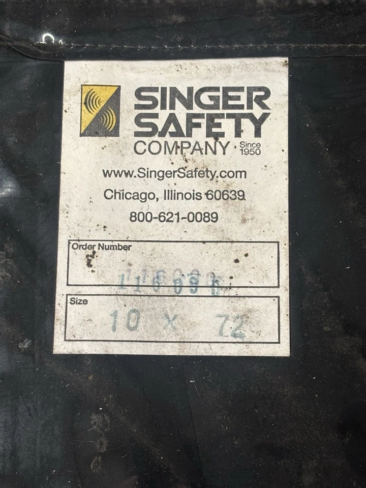 Singer safety 10x72 Weld Curtains - Image 2 of 2