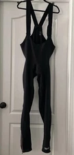 Gore Black Bike Wear Windstopper Cycling Bib leggings pants Sz.XXL 2X