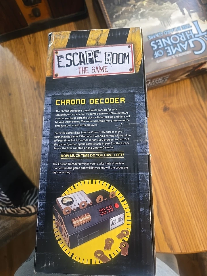 Escape Room The Game 4 Thrilling Escape Rooms with Chrono Decoder OPEN BOX - Image 2 of 4