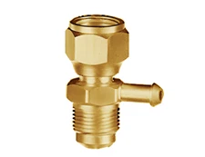 REGO 1328 Brass Adapter Assembly 3/8" OD Propane LP Gas Fitting Connector