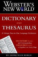 Websters New World Dictionary and Thesaurus - Paperback - ACCEPTABLE