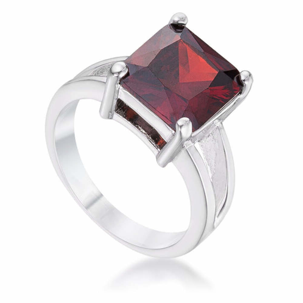 Deep Red Gypsy Ring | eBay