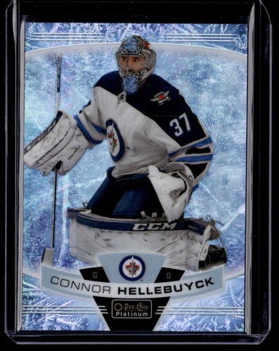 Connor Hellebuyck 2019-20 O-Pee-Chee Platinum Arctic Freeze #/99 Card #41