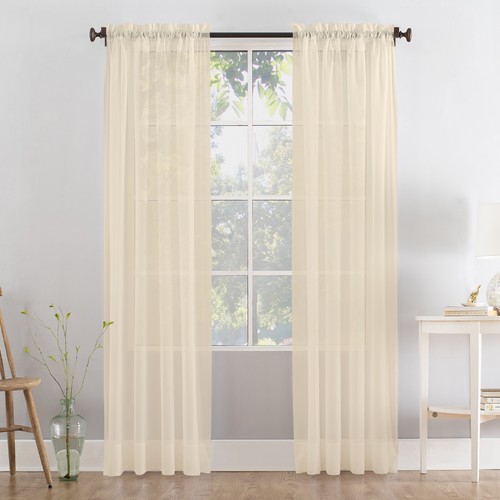 Megachest a pair of slot top voile curtain 56" wide 2 Panels - Picture 23 of 34
