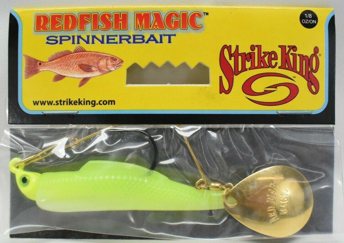 Strike King RMG18-863 Redfish Magic 1/8 oz. Saltwater Spinnerbait - 3 Pack