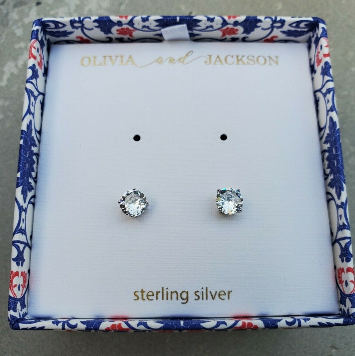 Olivia Stud Earring in Sterling Silver Olivia Stud Earring in Sterling Silver