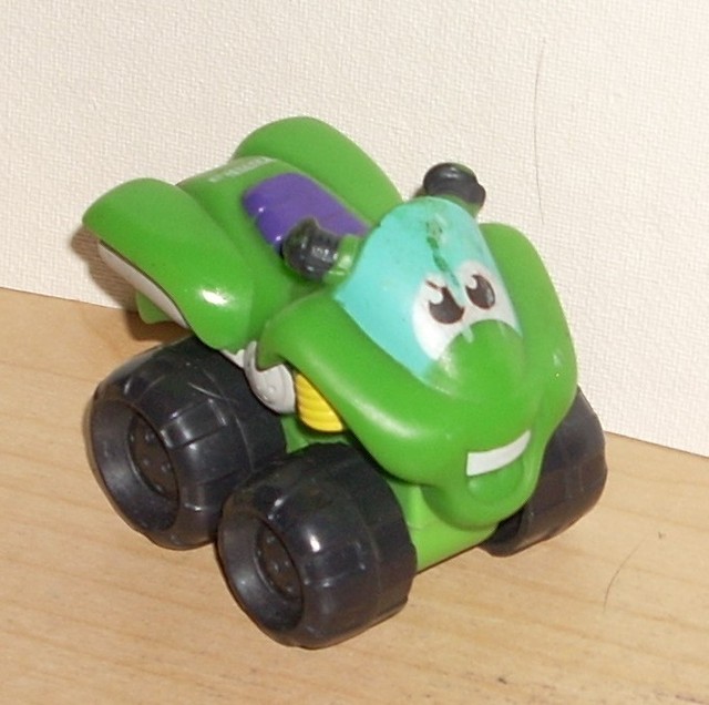 2009 Tonka Hasbro Chuck and Friends Quad ATV Green Toy Motorcycle