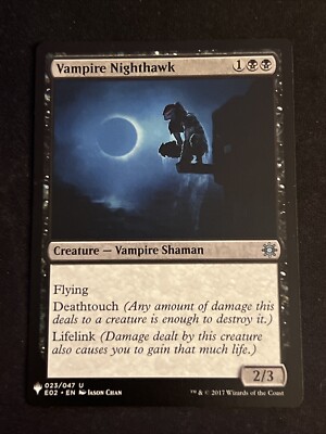 1x Vampire Nighthawk (023) Mystery Booster LP MTG Magic the Gathering x1 MKE