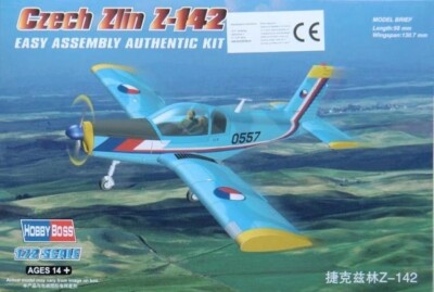 Hobbyboss 80282 Maßstab 1:72 Tschechische Zlin Z-142 einfache Montage
