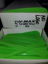 V-Max 5" Vanes 150 Pack Arrow Fletchings 9 Color Choices yellow, orange, purple,