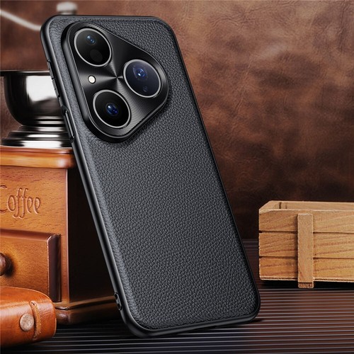 Genuine Leather Litchi Case for Huawei Pura 80 Pro+ 80Pro Shockproof Armor Cover - 第 20/23 張圖片