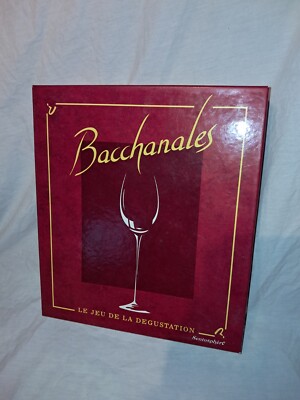 BACCHANALES DAS SPIEL DER VERKOSTUNG KOMPLETT BOX ANLEITUNG 3 bis 7 Tage + 18 Jahre Gesellschaft