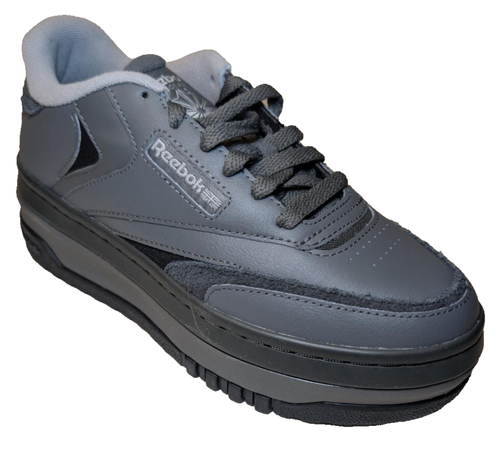 Reebok Club C Extra Damen-Sportschuhe Größe 7 | grau Schnürschuhe niedrig geschnitten